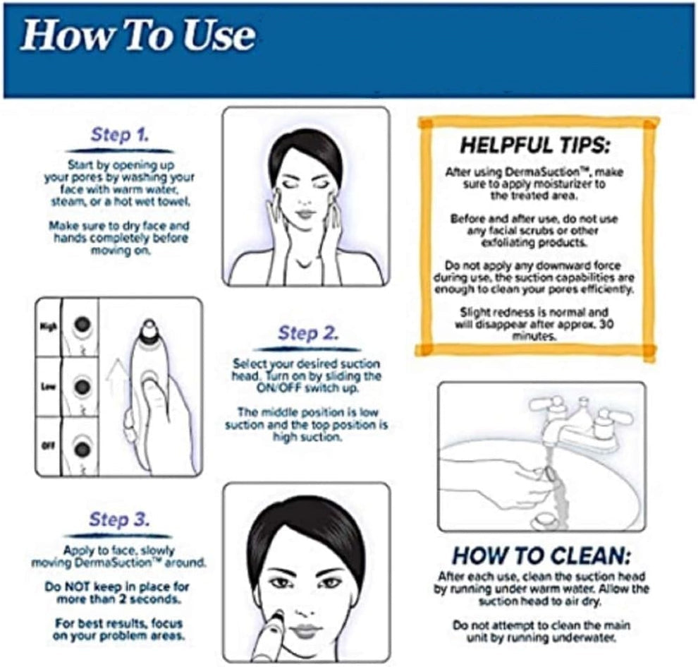 🔥 GlowSkin Pore Cleaner – Electric Blackhead Remover & Deep Pore Vacuum for Clear Skin