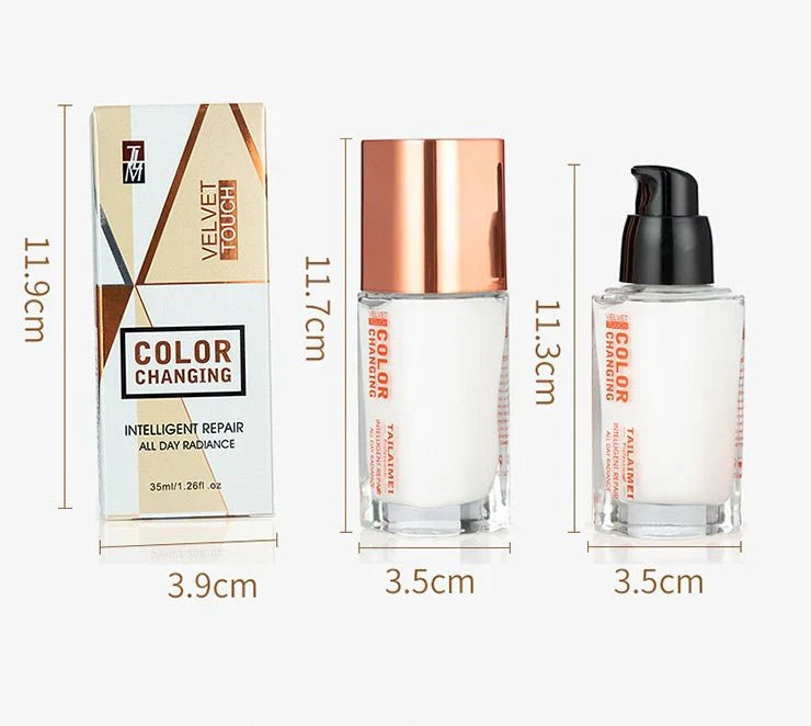 🔥 Colour Changing Liquid Foundation – One Shade Fits All | Lightweight, Natural Coverage